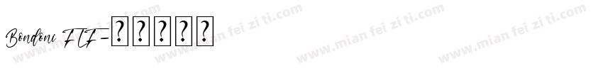 Bondoni FLF字体转换
